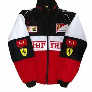 Ferrari Women's Racing Jacket - Red, Black, White